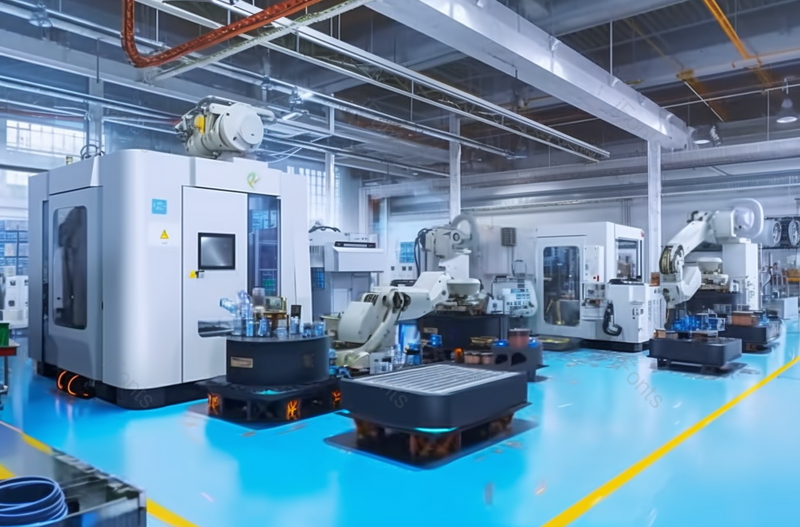 厂房内自动搬运车自动化摄影图,高清,摄影图,摄影图片,图片大全,摄影图免费下载